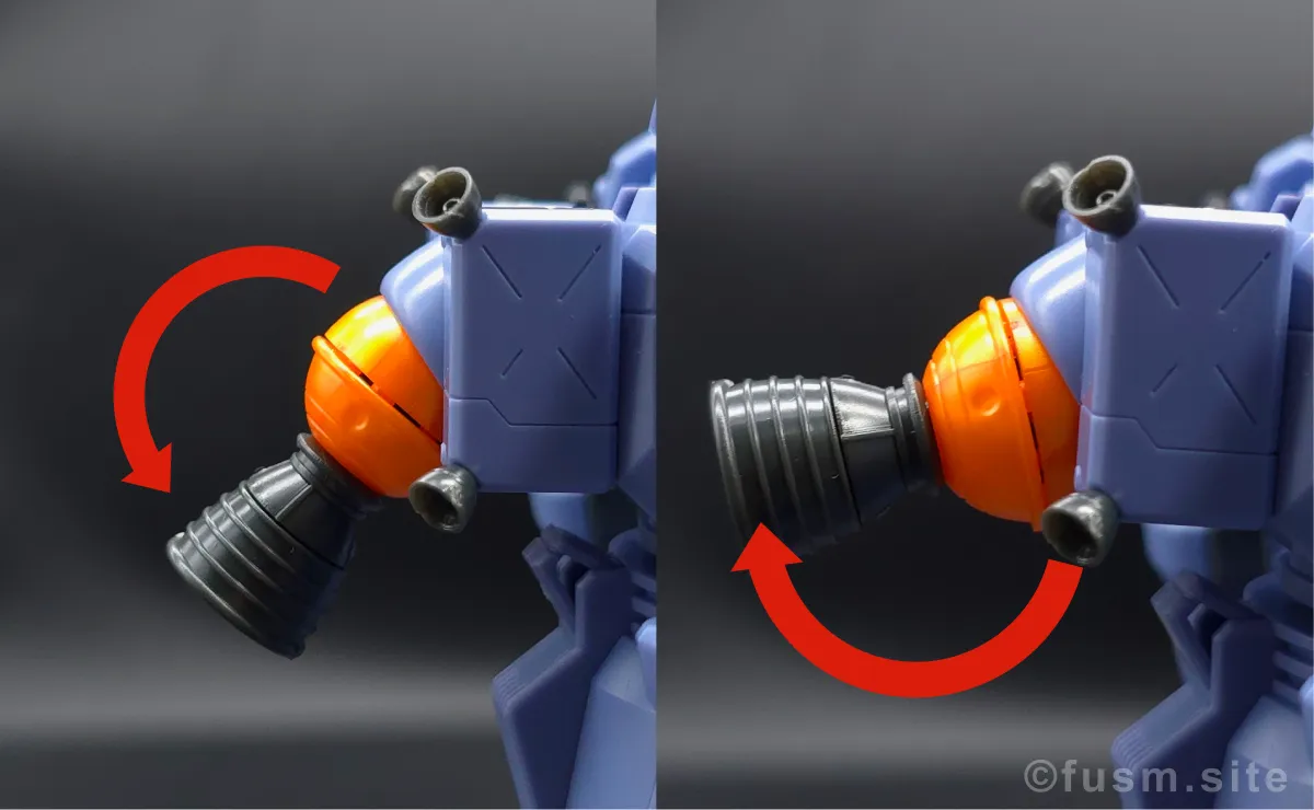 HGUC ヅダ レビュー バックパックレビュー 可動域 01