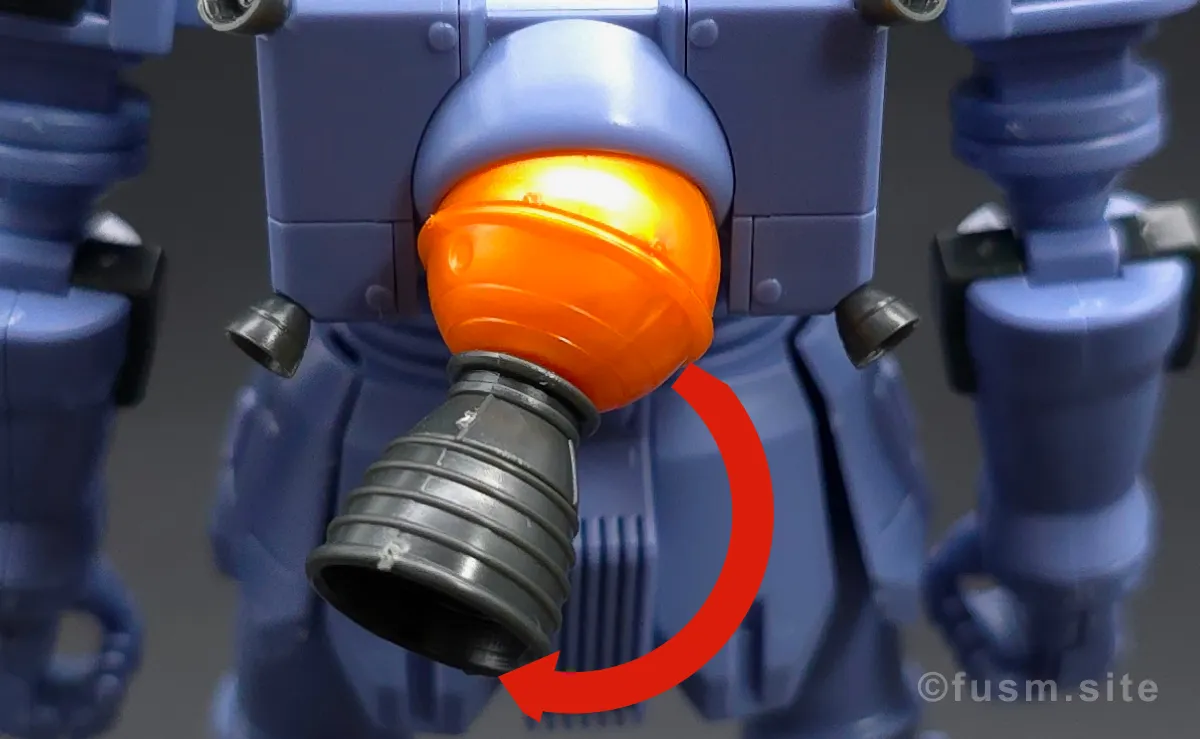 HGUC ヅダ レビュー バックパックレビュー 可動域 02