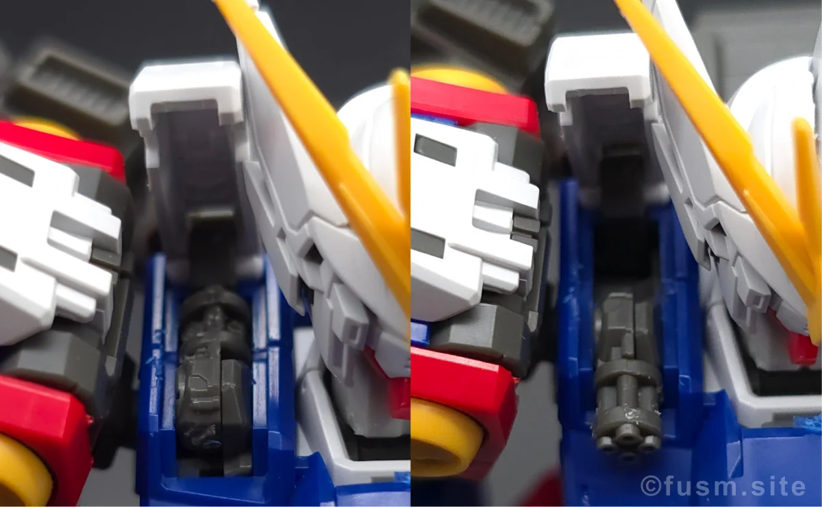 RG ウイングガンダムゼロ レビュー 頭部ディテール ギミック 01