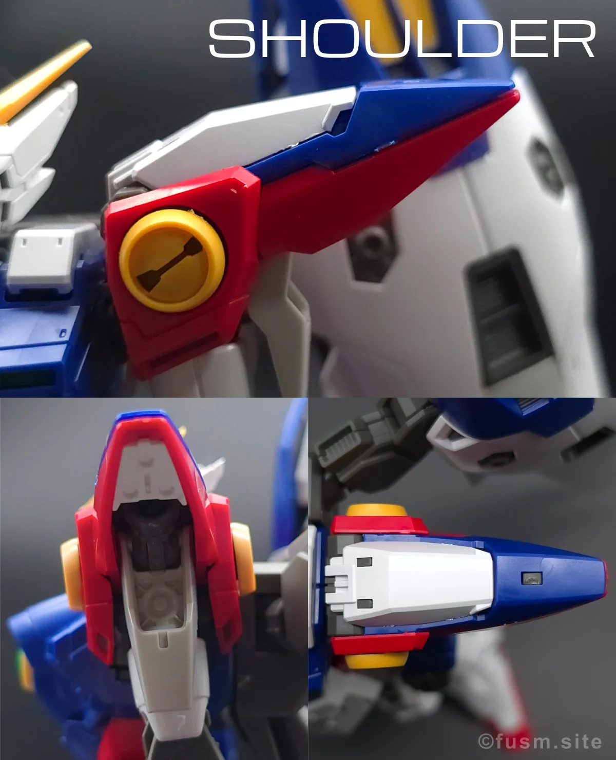 RG ウイングガンダムゼロ レビュー 肩ディテール 01