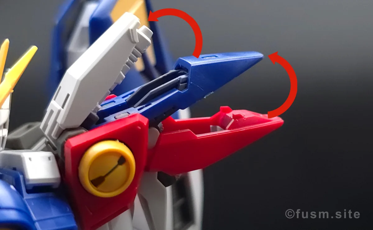 RG ウイングガンダムゼロ レビュー 肩ディテール ギミック 02