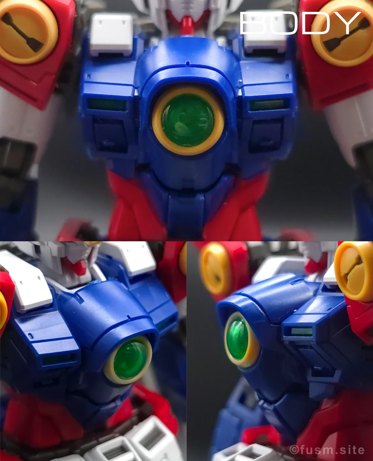 RG ウイングガンダムゼロ レビュー 胴体ディテール 01