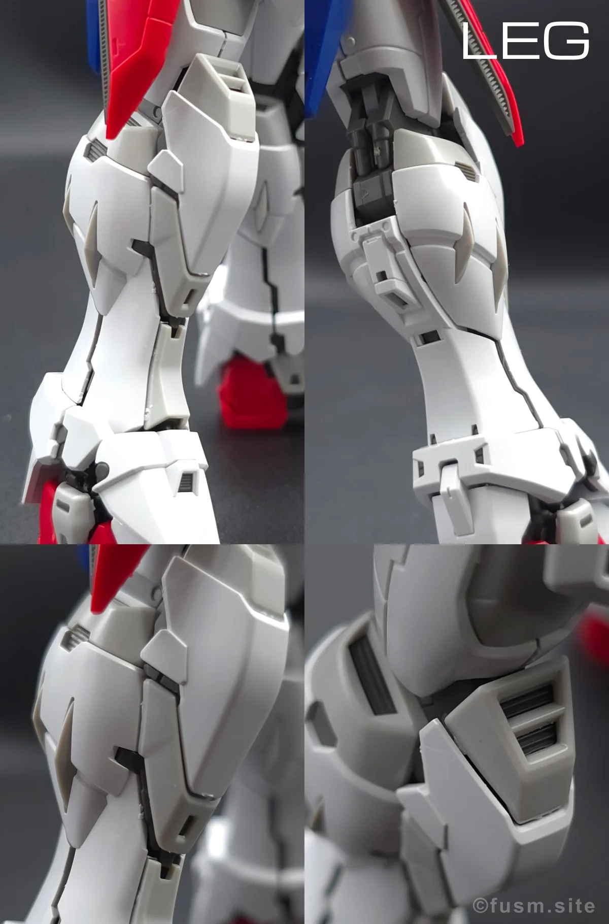 RG ウイングガンダムゼロ レビュー 脚部ディテール 01