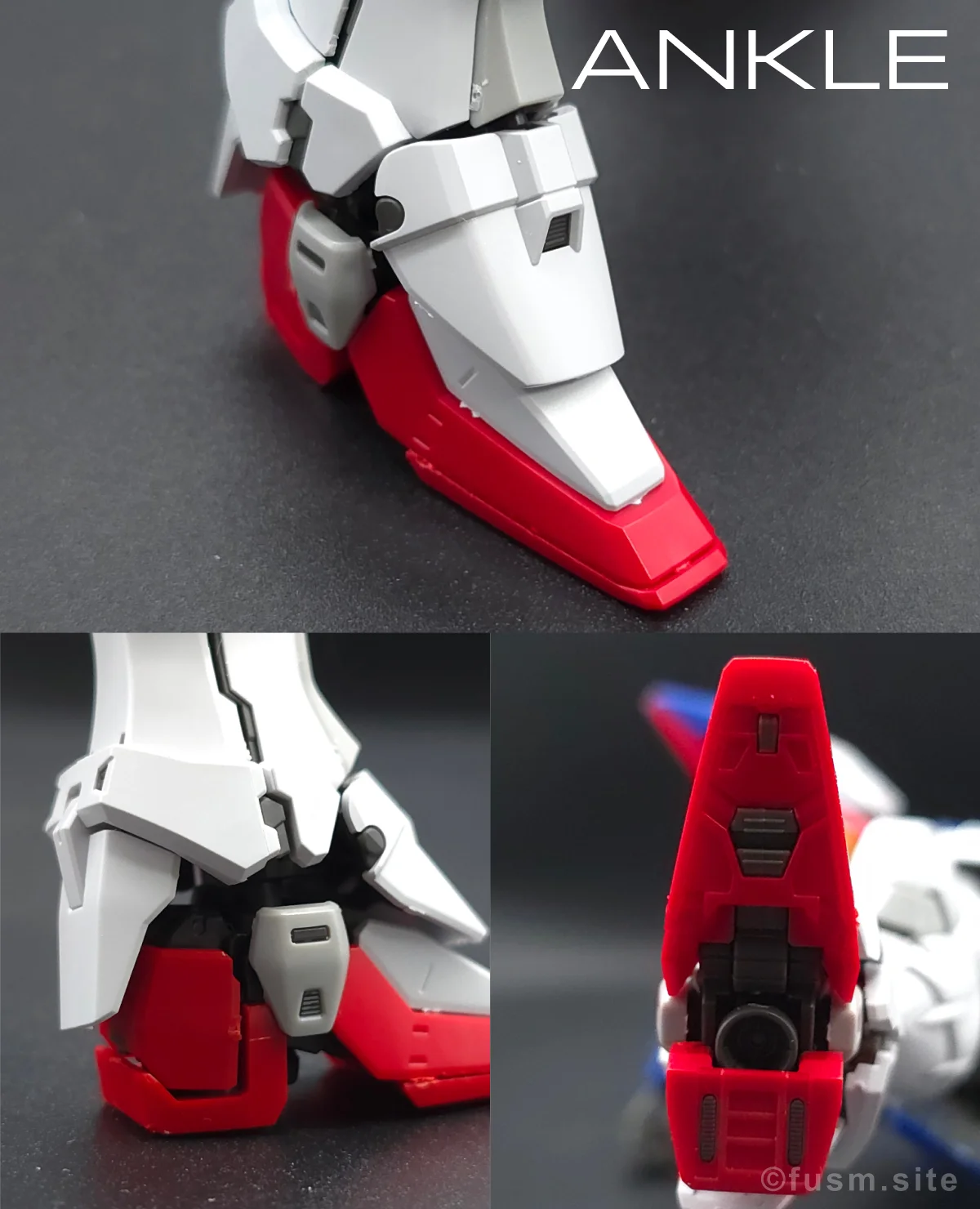 RG ウイングガンダムゼロ レビュー 脚部ディテール 02