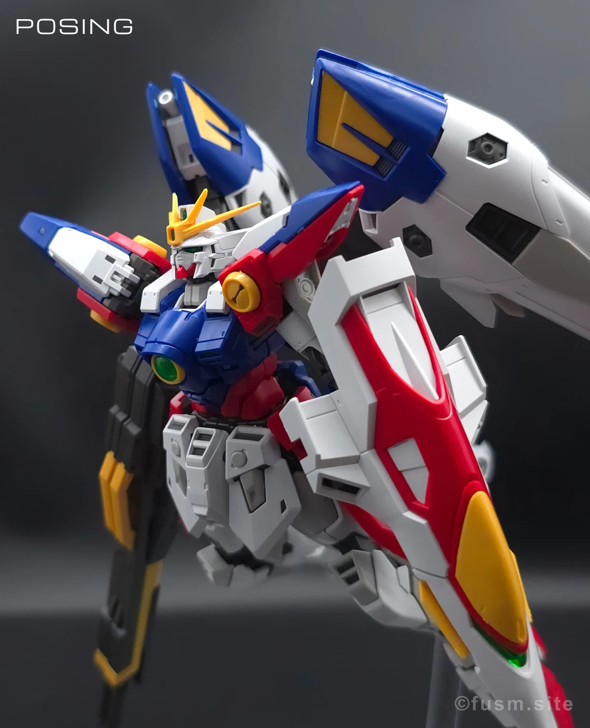 RG ウイングガンダムゼロ レビュー ポージング 07