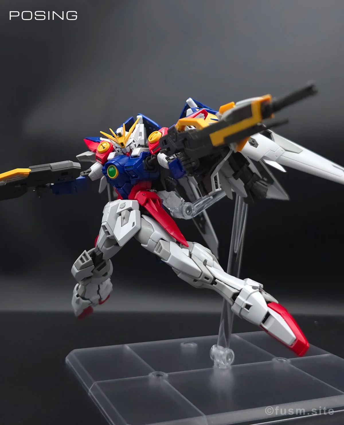 RG ウイングガンダムゼロ レビュー ポージング 11