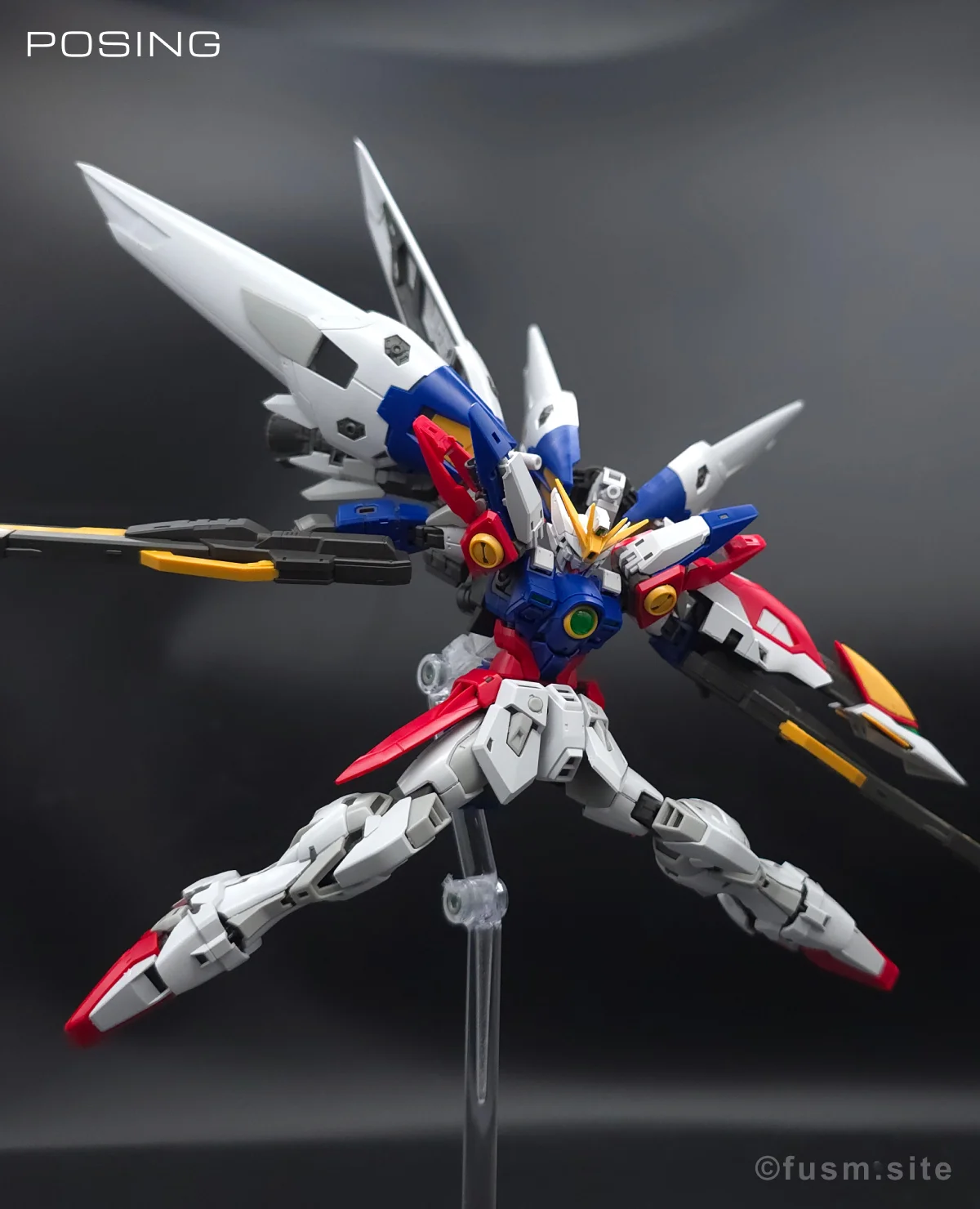 RG ウイングガンダムゼロ レビュー ポージング 14