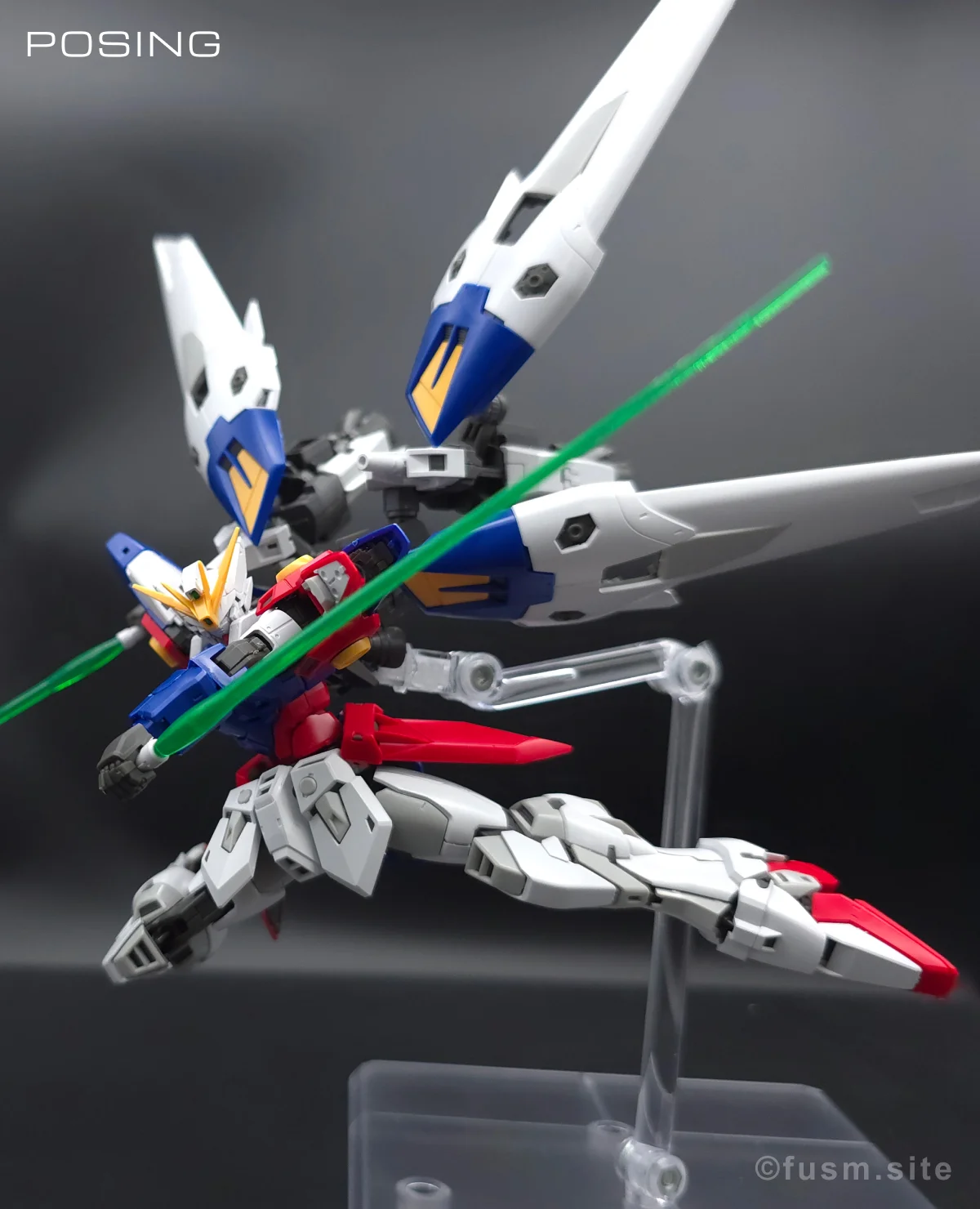 RG ウイングガンダムゼロ レビュー ポージング 19