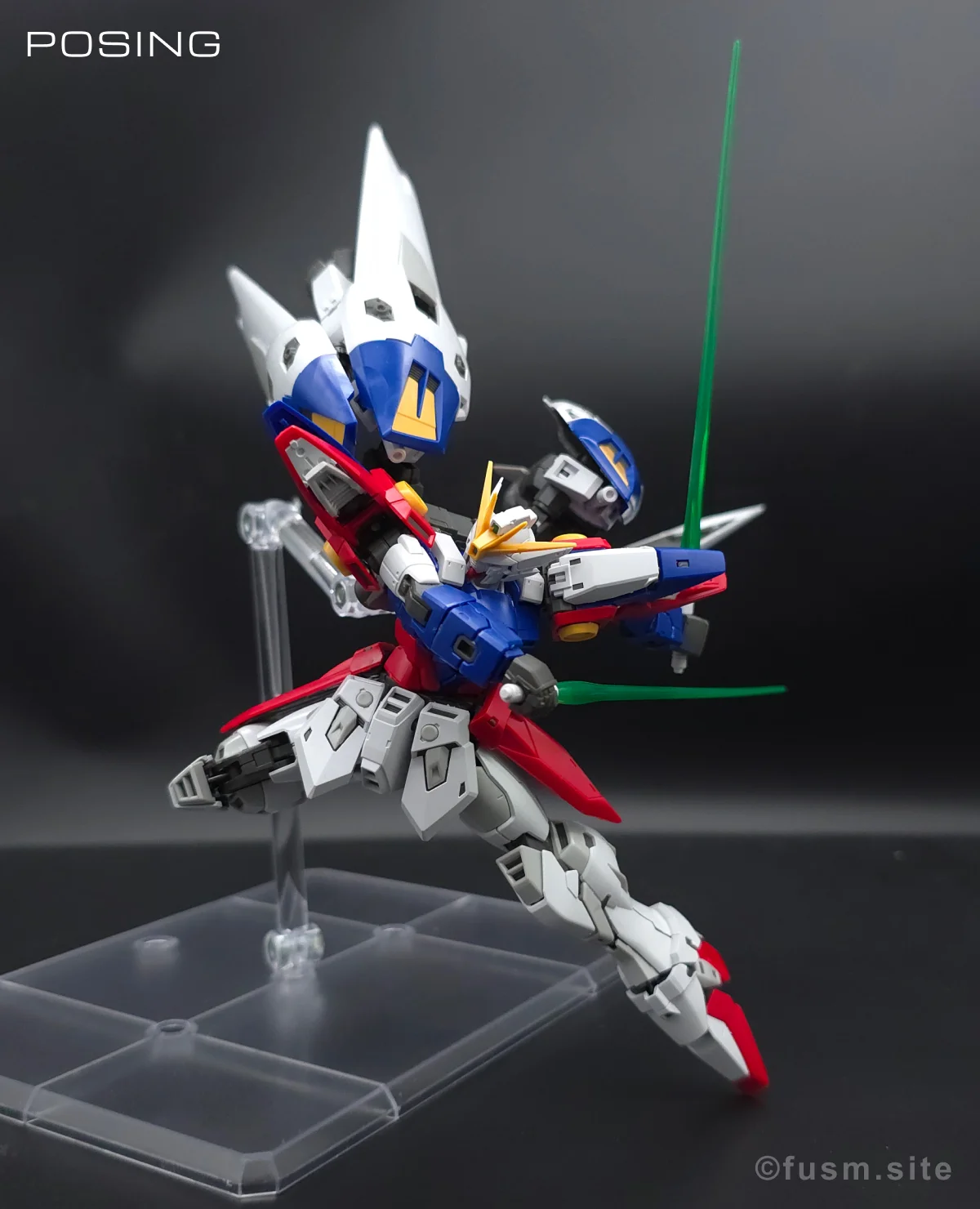 RG ウイングガンダムゼロ レビュー ポージング 21