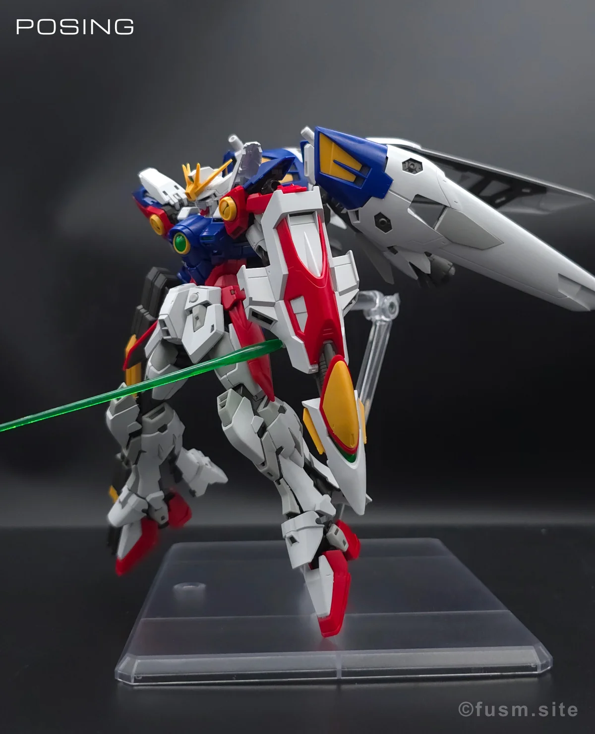 RG ウイングガンダムゼロ レビュー ポージング 25