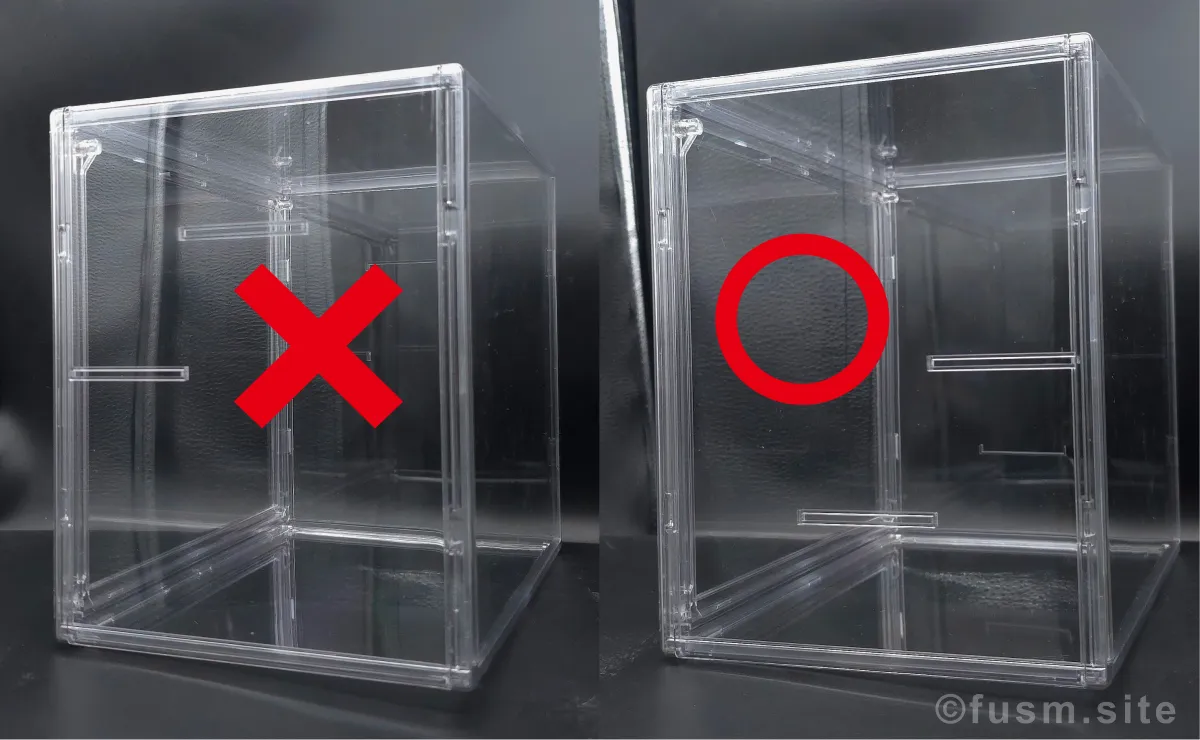 【100均透明コレクションケース】ガンプラに使える?レビュー 06