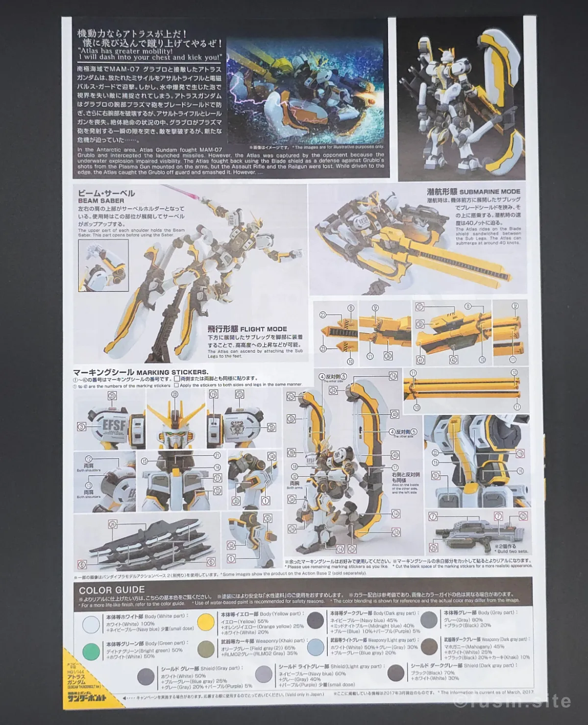【再販情報】HG アトラスガンダムはいつ?履歴や予定・キットの特徴紹介 パッケージ 05