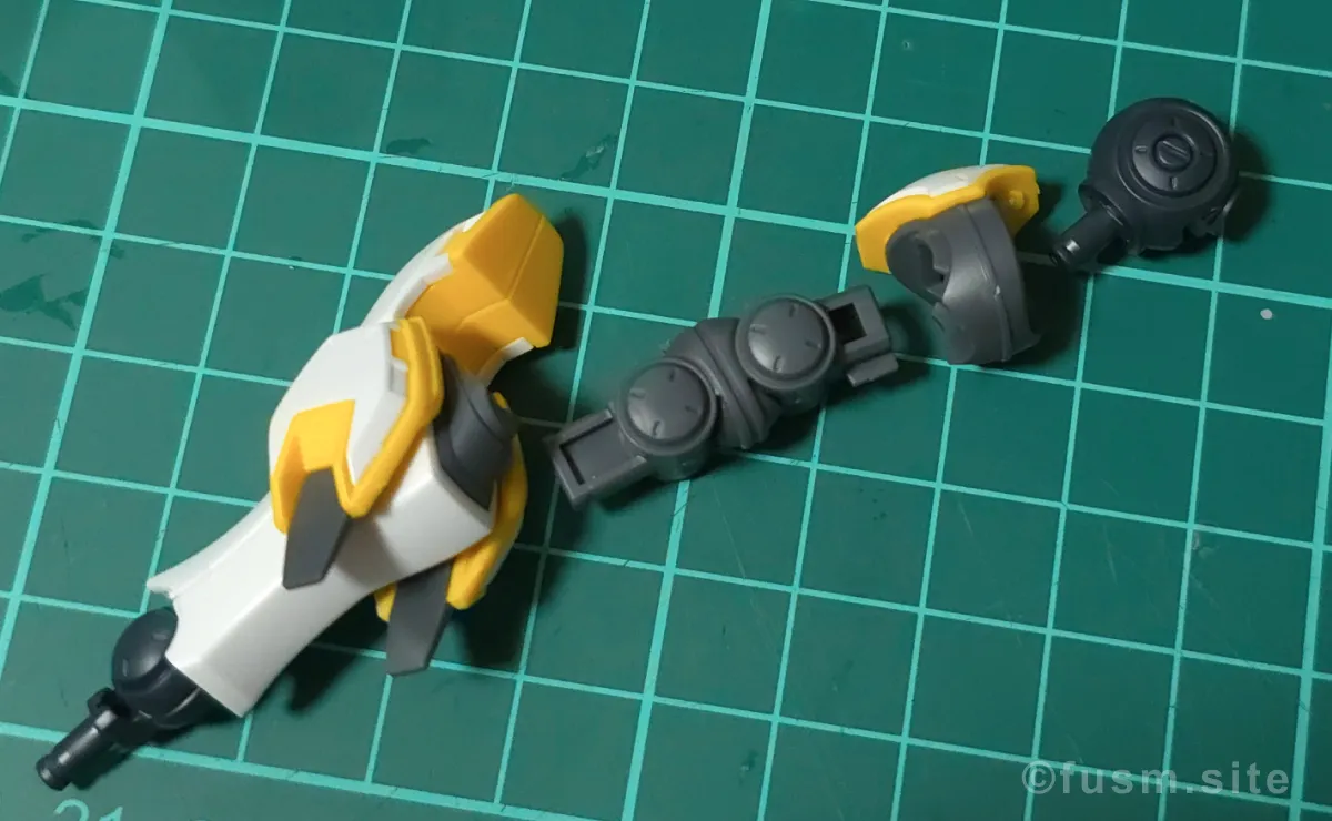 HG アトラスガンダム(GUNDAM THUNDERBOLT Ver.) レビュー パーツ・構造・組み立て 14