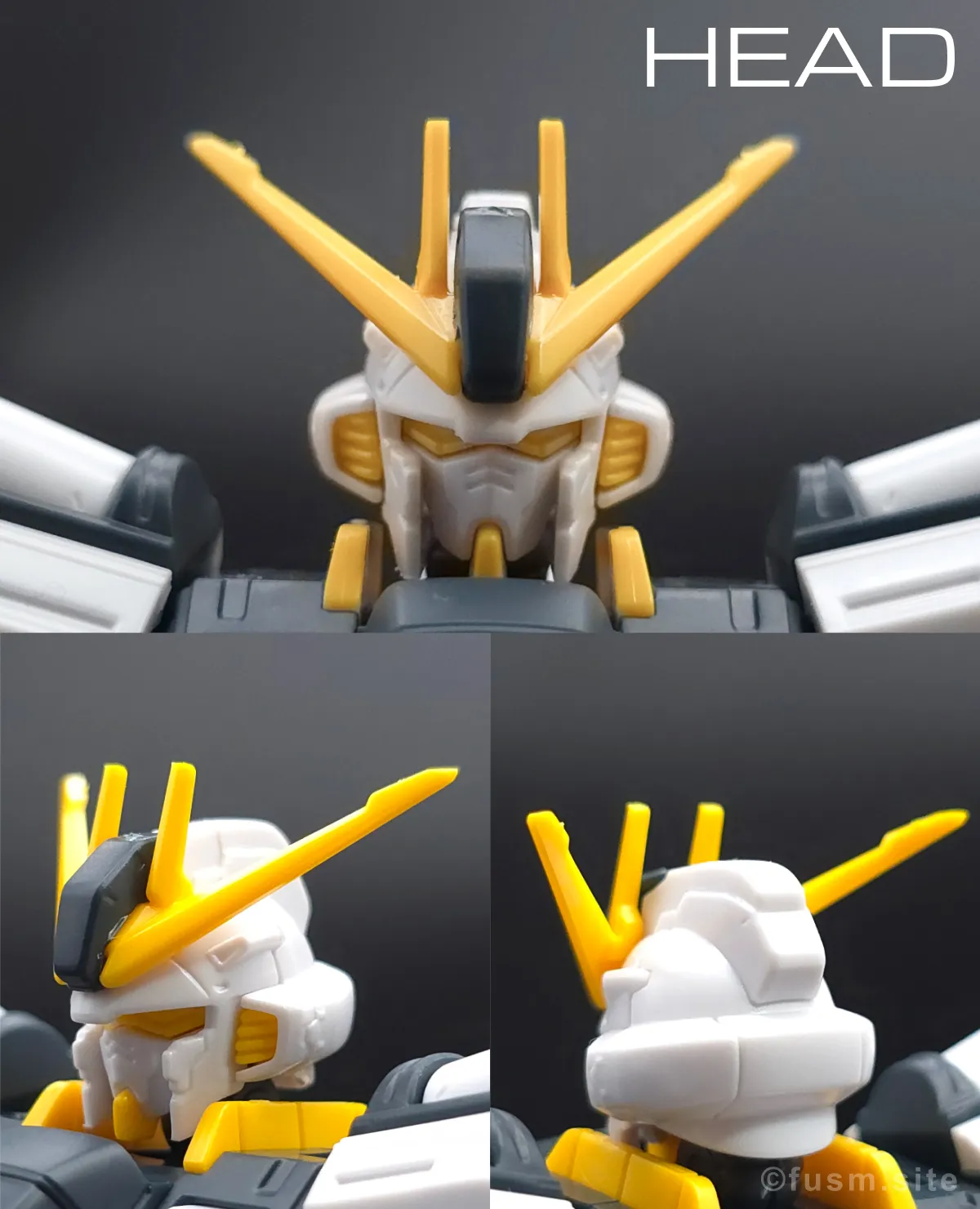 HG アトラスガンダム(GUNDAM THUNDERBOLT Ver.) レビュー 頭部ディテール 01