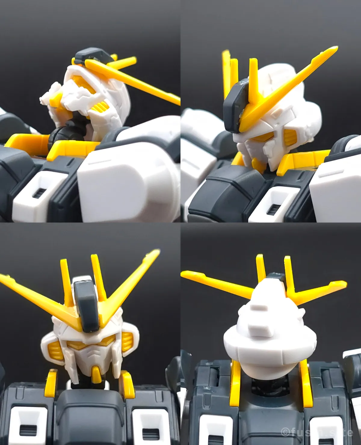 HG アトラスガンダム(GUNDAM THUNDERBOLT Ver.) レビュー 頭部ディテール 可動域 01
