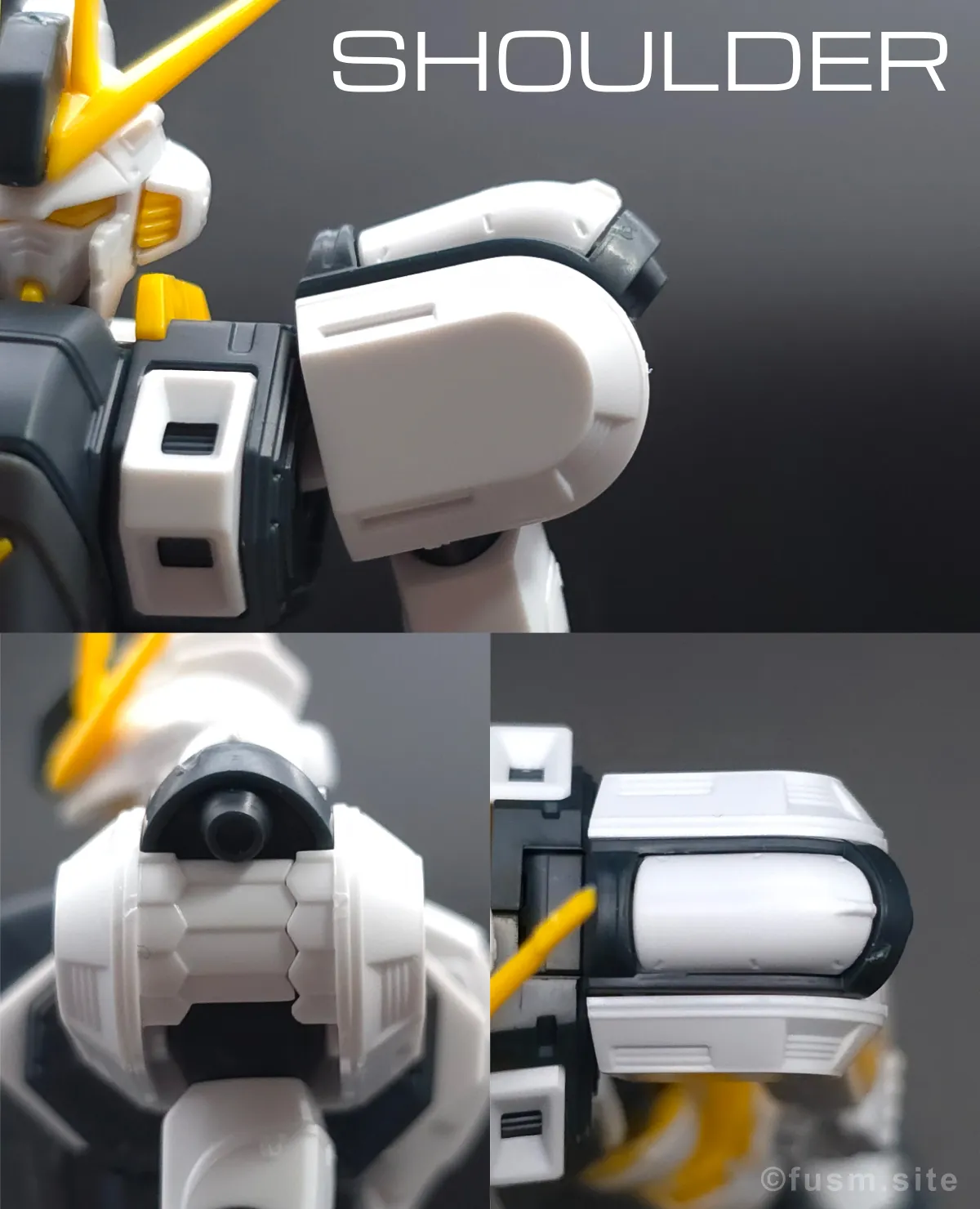 HG アトラスガンダム(GUNDAM THUNDERBOLT Ver.) レビュー 肩ディテール 01
