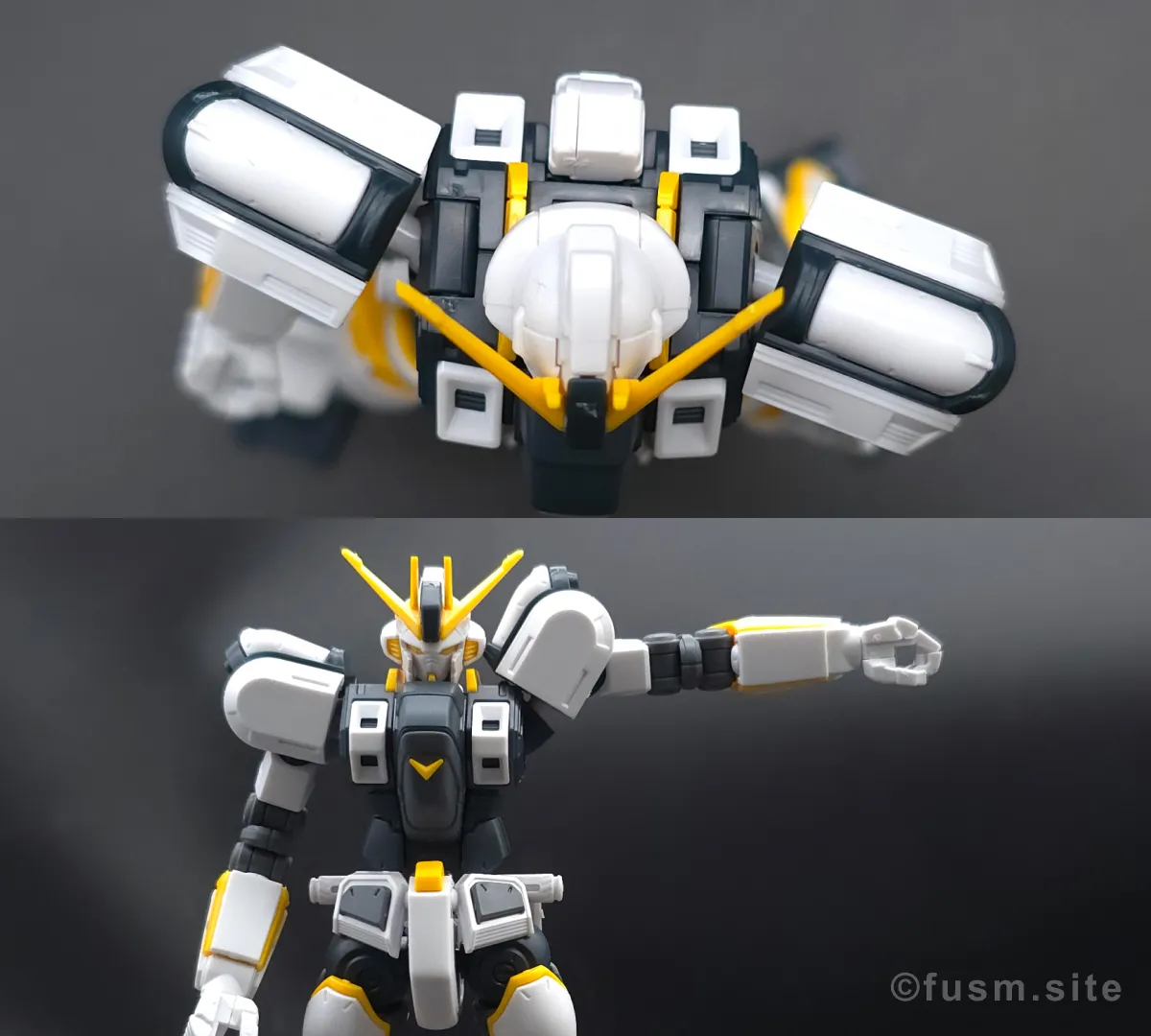 HG アトラスガンダム(GUNDAM THUNDERBOLT Ver.) レビュー 肩ディテール 可動域 01