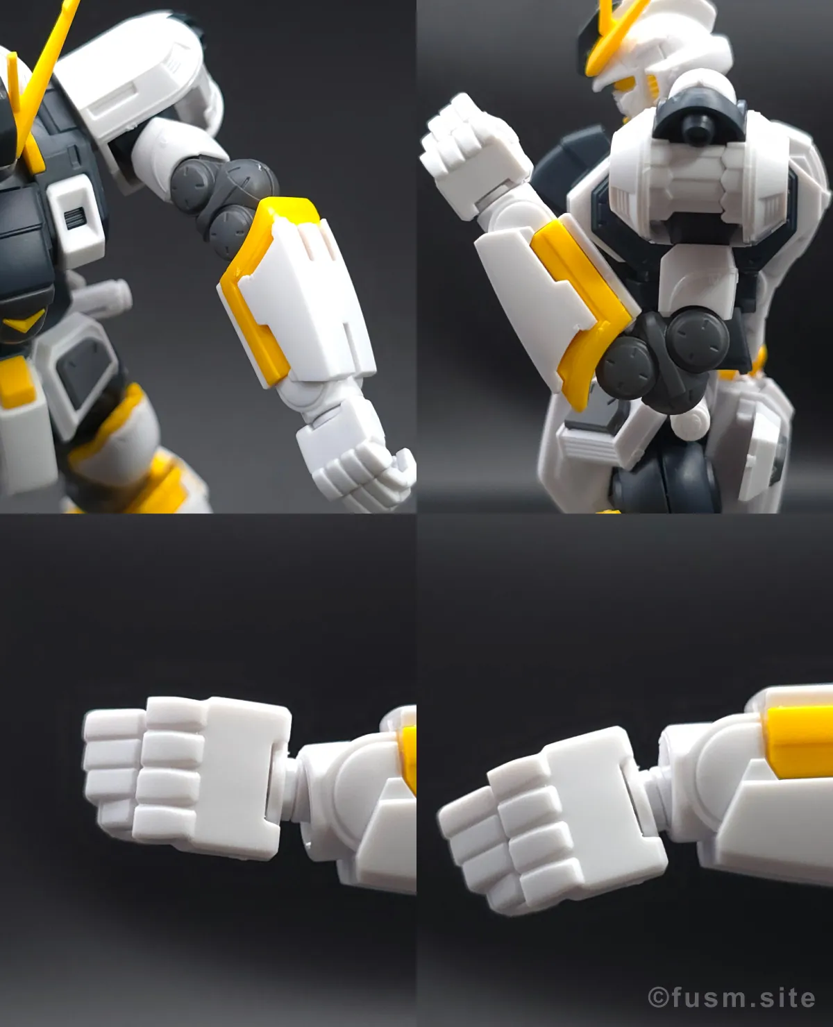 HG アトラスガンダム(GUNDAM THUNDERBOLT Ver.) レビュー 腕部ディテール 可動域 02
