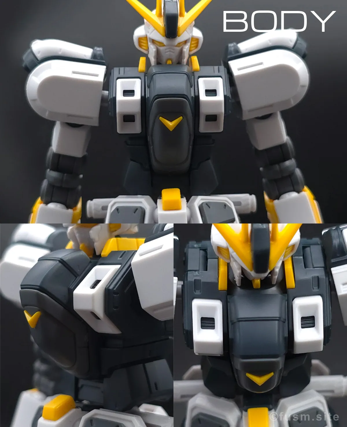 HG アトラスガンダム(GUNDAM THUNDERBOLT Ver.) レビュー 胴体ディテール 01