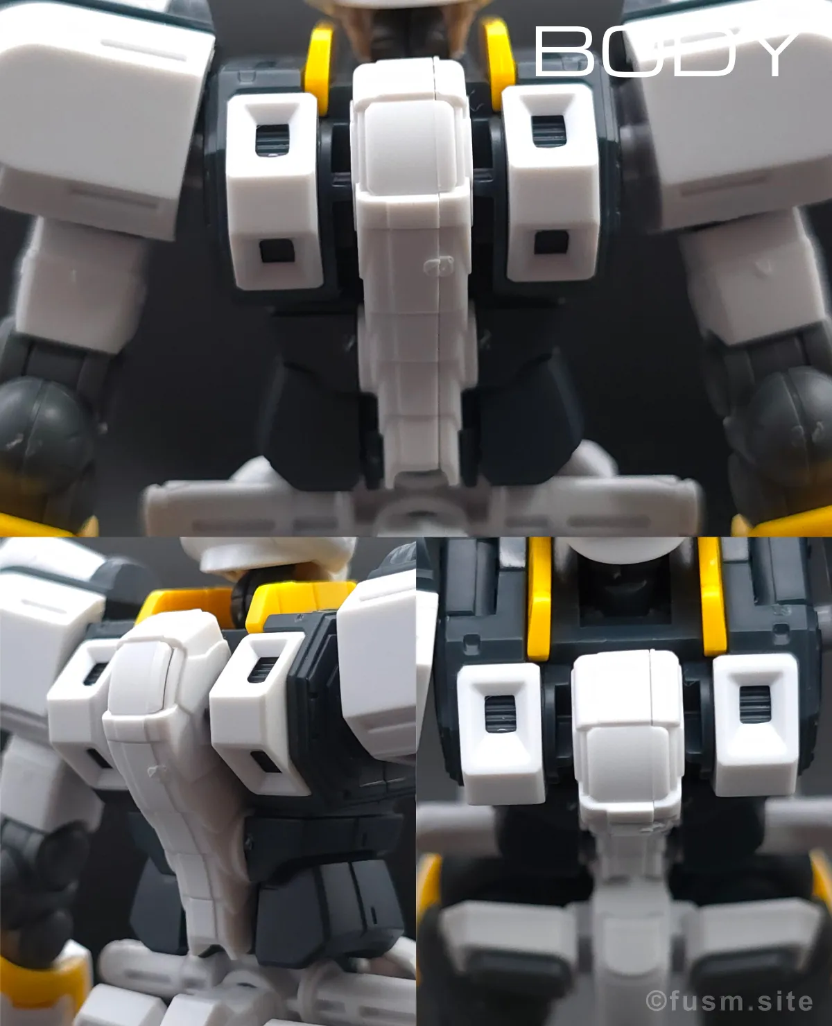 HG アトラスガンダム(GUNDAM THUNDERBOLT Ver.) レビュー 胴体ディテール 02