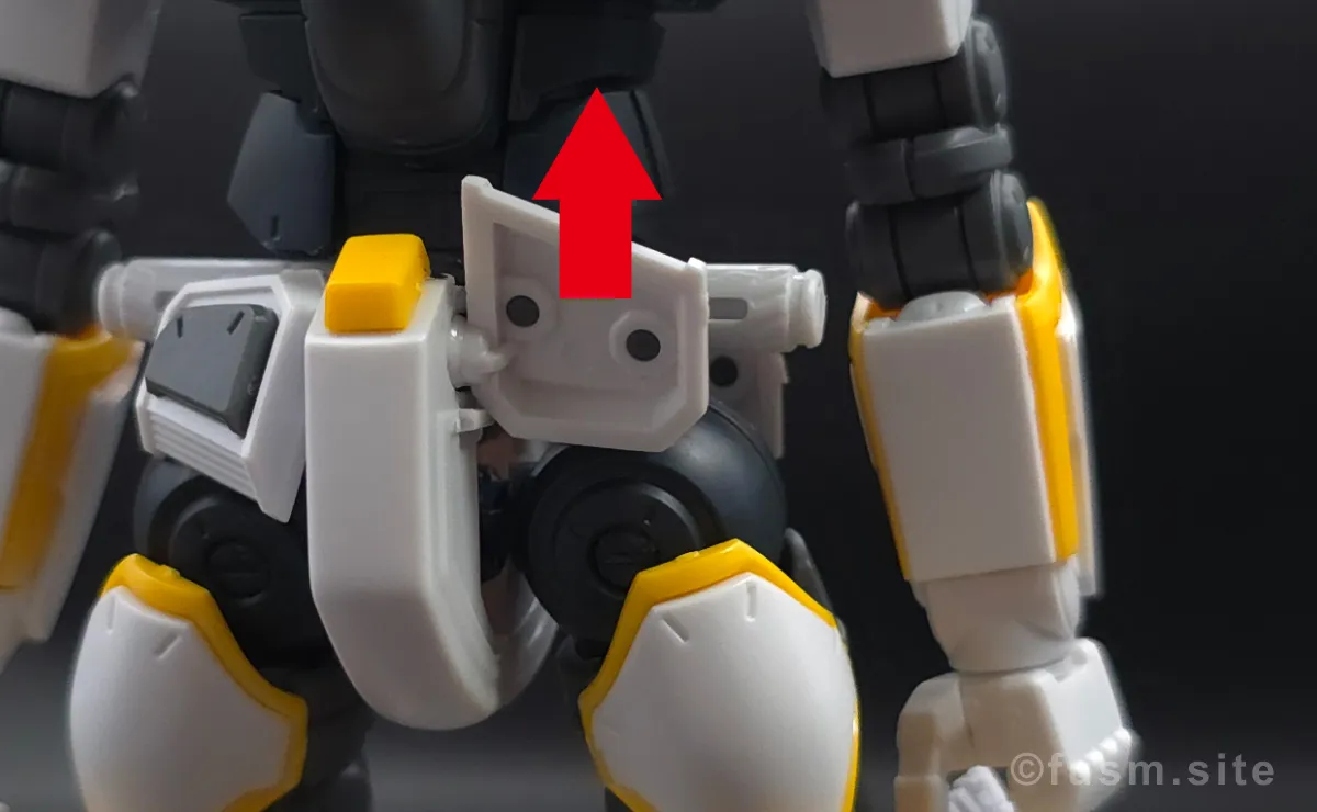 HG アトラスガンダム(GUNDAM THUNDERBOLT Ver.) レビュー 胴体ディテール 可動域 02