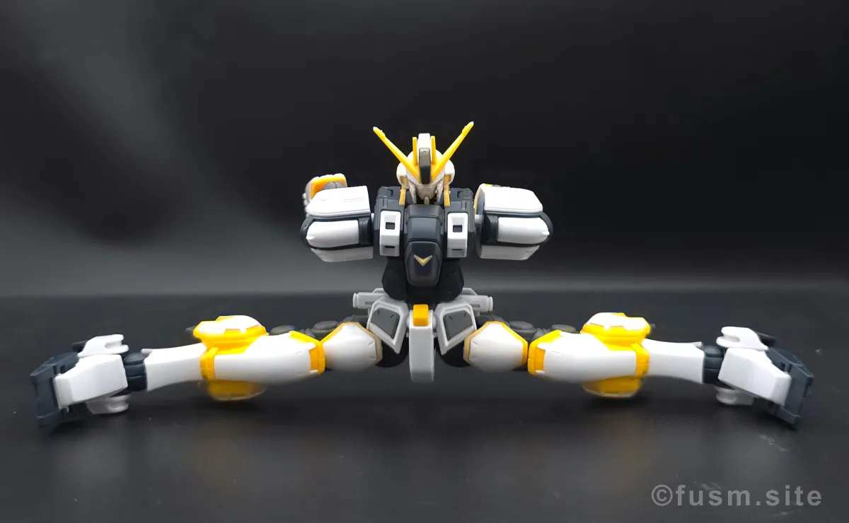 HG アトラスガンダム(GUNDAM THUNDERBOLT Ver.) レビュー 胴体ディテール 可動域 03