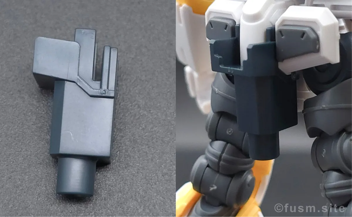 HG アトラスガンダム(GUNDAM THUNDERBOLT Ver.) レビュー 胴体ディテール 可動域 05