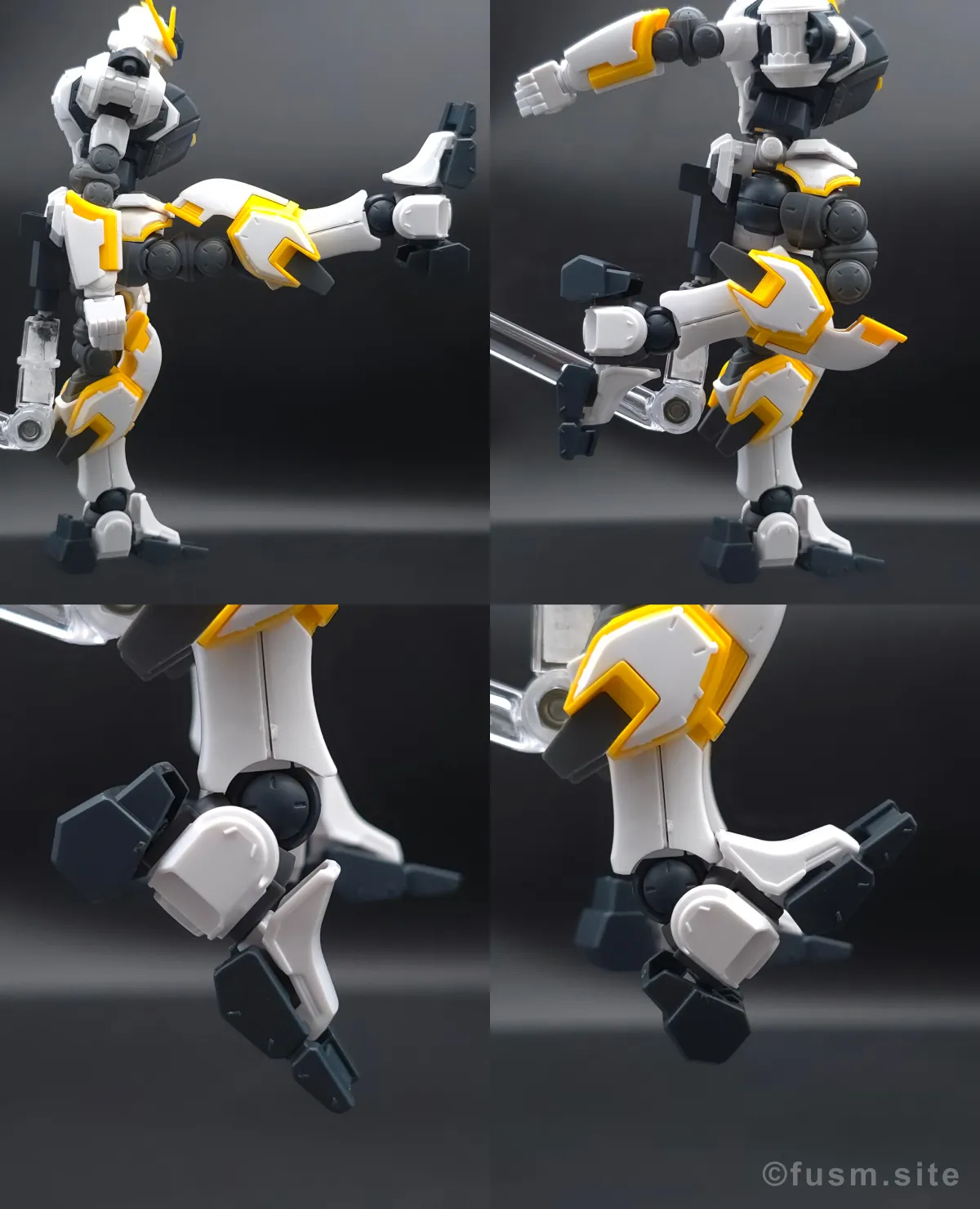 HG アトラスガンダム(GUNDAM THUNDERBOLT Ver.) レビュー 脚部ディテール 可動域 01