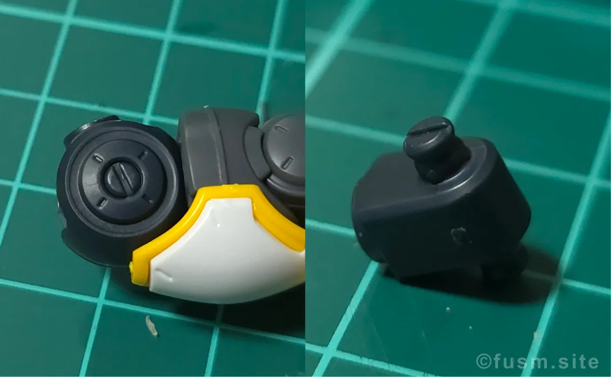 HG アトラスガンダム(GUNDAM THUNDERBOLT Ver.) レビュー 耐久力が弱い箇所 04