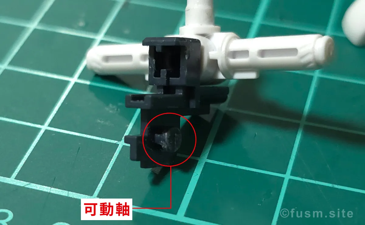 HG アトラスガンダム(GUNDAM THUNDERBOLT Ver.) レビュー 耐久力が弱い箇所 08