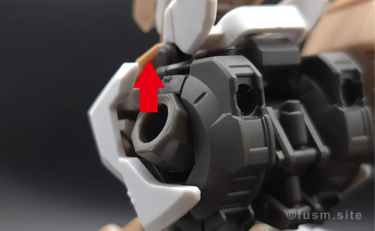 HG ガンダムグシオン リベイクフルシティ レビュー 肩ディテール 可動域