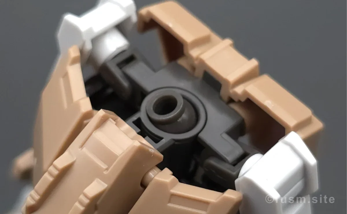 HG ガンダムグシオン リベイクフルシティ レビュー 胴体ディテール 可動域