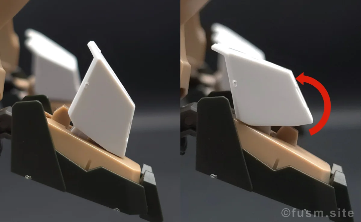 HG ガンダムグシオン リベイクフルシティ レビュー 脚部ディテール 可動域 03