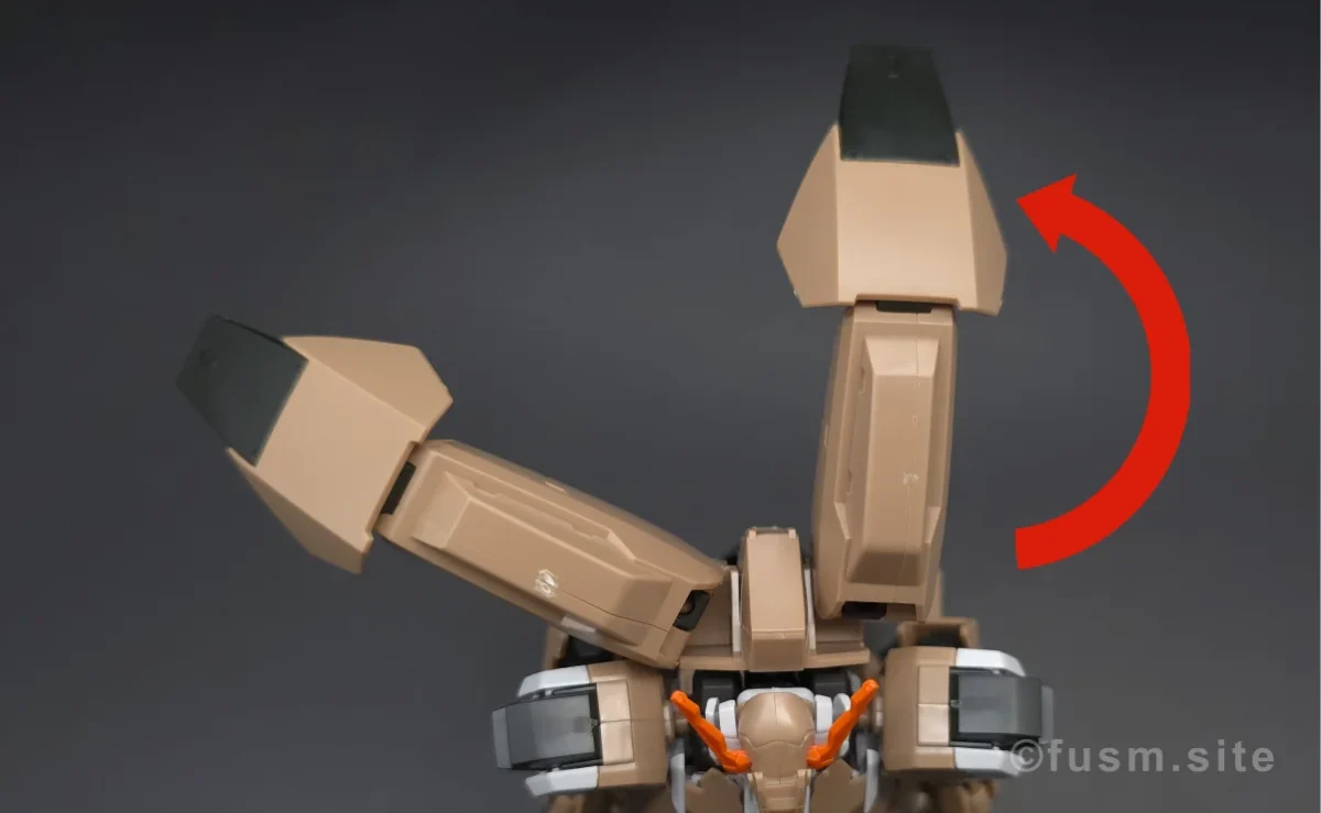 HG ガンダムグシオン リベイクフルシティ レビュー バックパックレビュー 可動域