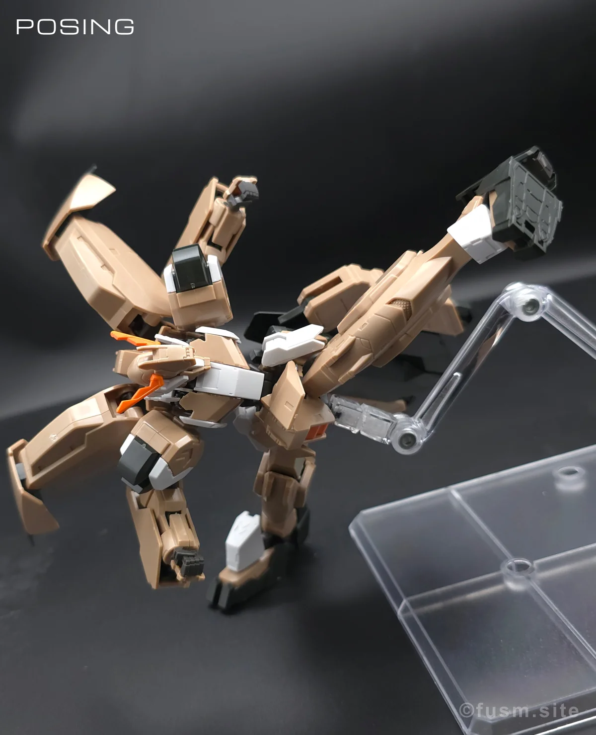 HG ガンダムグシオン リベイクフルシティ レビュー ポージング 05