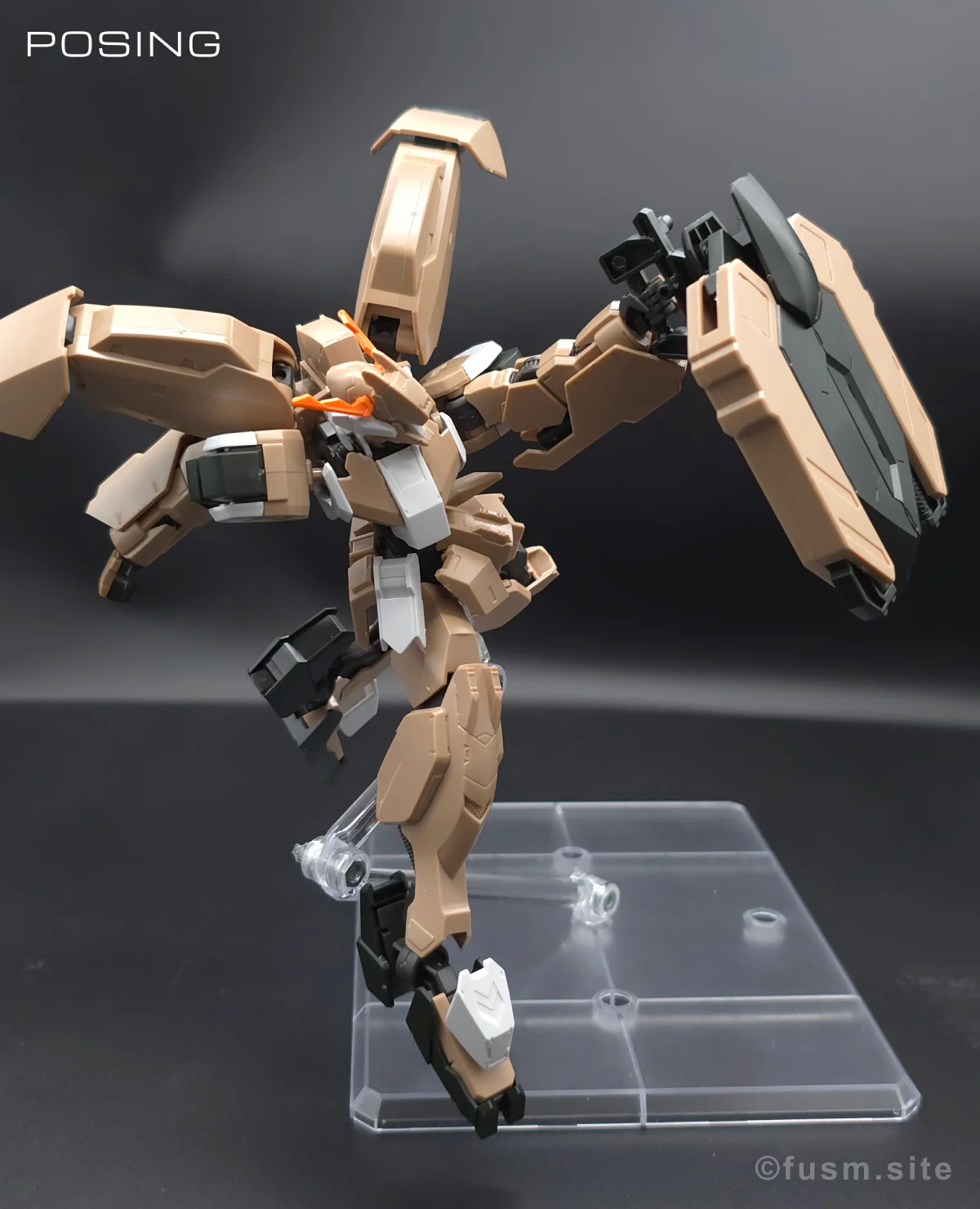 HG ガンダムグシオン リベイクフルシティ レビュー ポージング 06