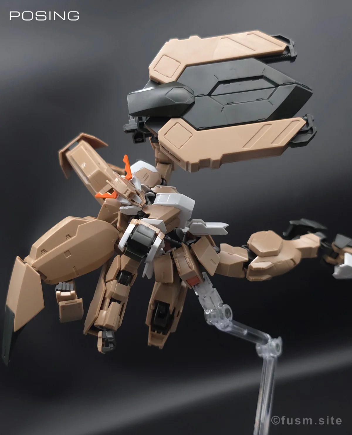 HG ガンダムグシオン リベイクフルシティ レビュー ポージング 09