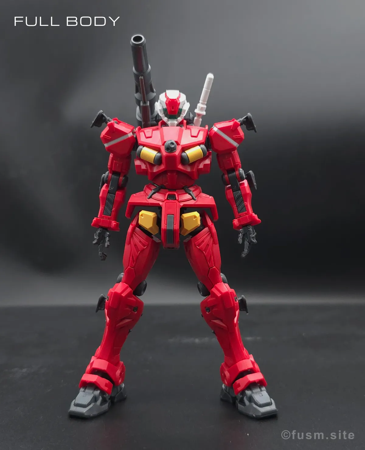 HG 軽キャノン レビュー 多角的に見た全体の外観・素組み 01