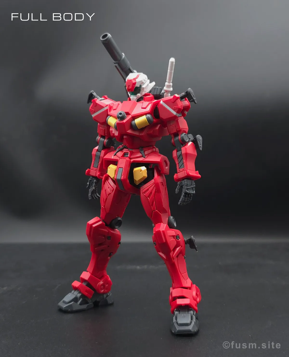 HG 軽キャノン レビュー 多角的に見た全体の外観・素組み 02