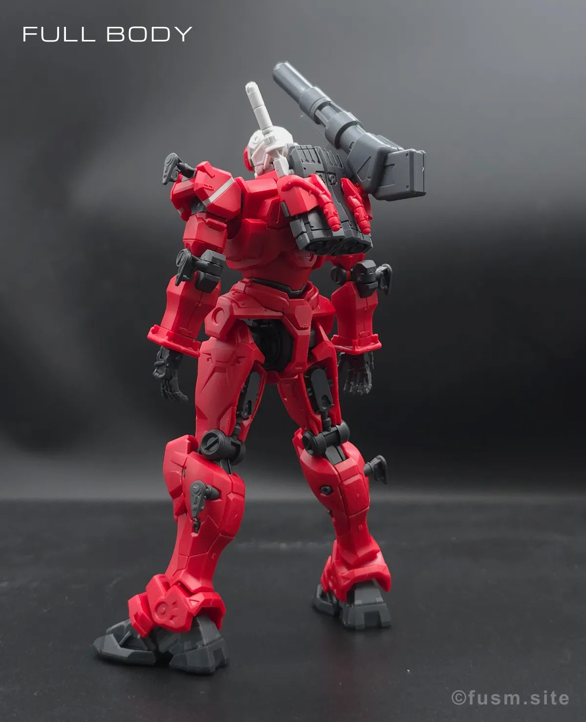 HG 軽キャノン レビュー 多角的に見た全体の外観・素組み 03