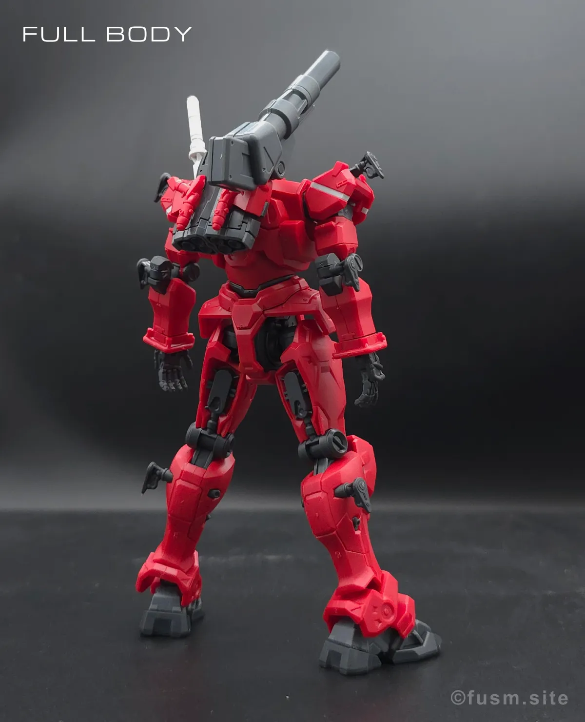 HG 軽キャノン レビュー 多角的に見た全体の外観・素組み 04