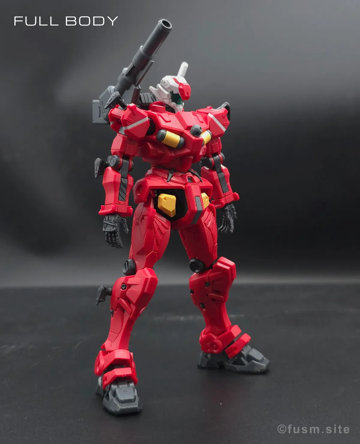 HG 軽キャノン レビュー 多角的に見た全体の外観・素組み 05