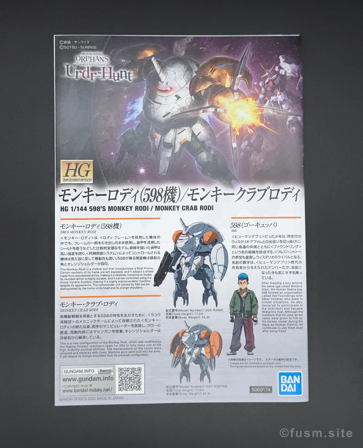 【レビュー】HG モンキーロディ(598機)/モンキークラブロディ パッケージ 05