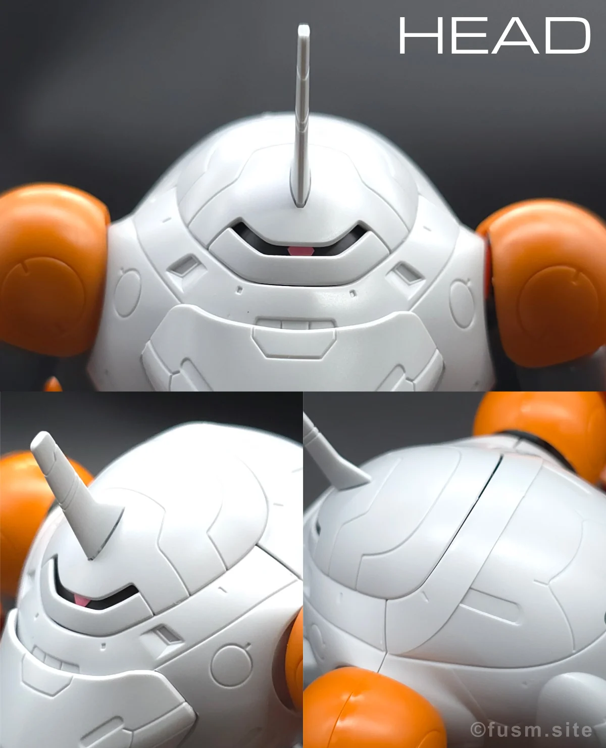 【レビュー】HG モンキーロディ(598機)/モンキークラブロディ 頭部ディテール 01