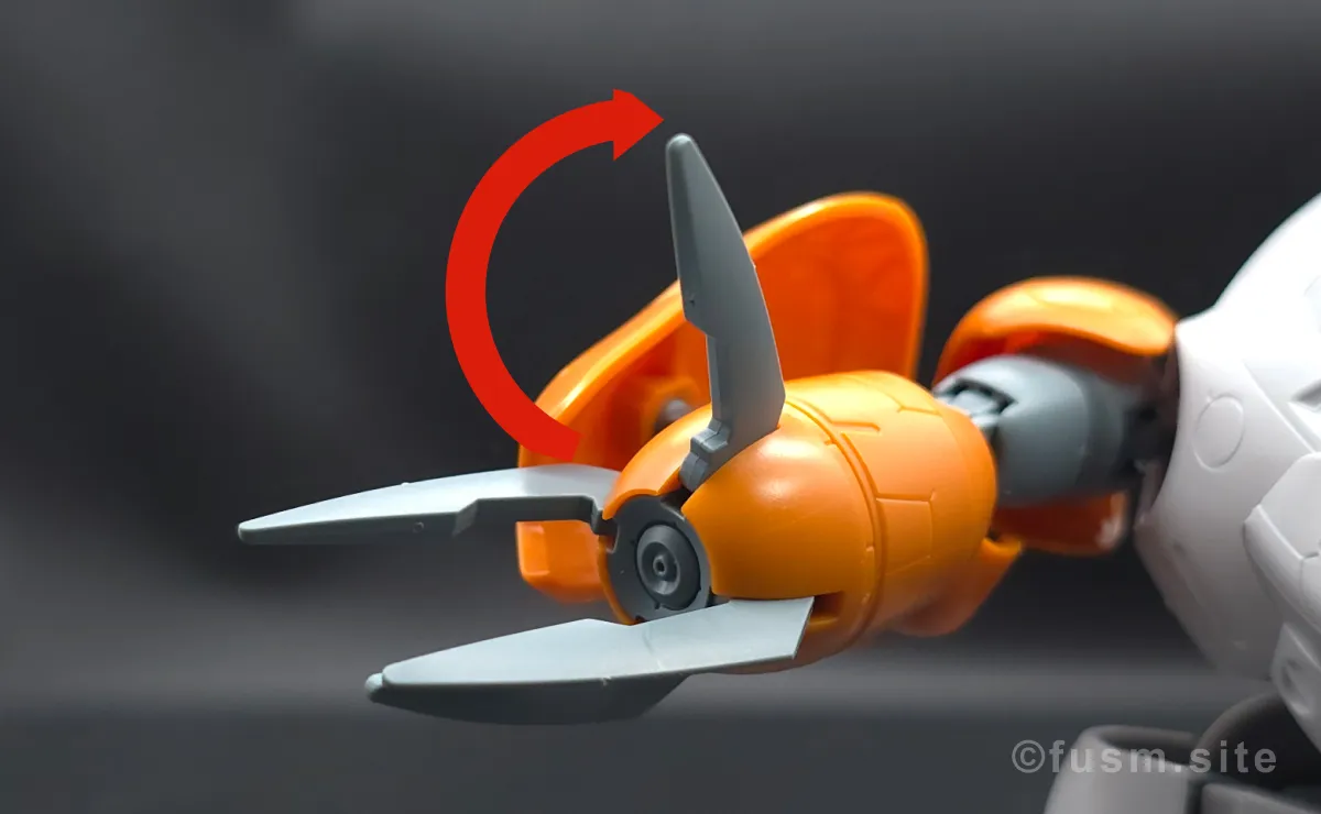 【レビュー】HG モンキーロディ(598機)/モンキークラブロディ 腕部ディテール 1