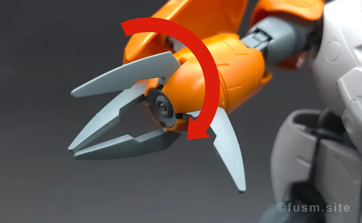 【レビュー】HG モンキーロディ(598機)/モンキークラブロディ 腕部ディテール 2