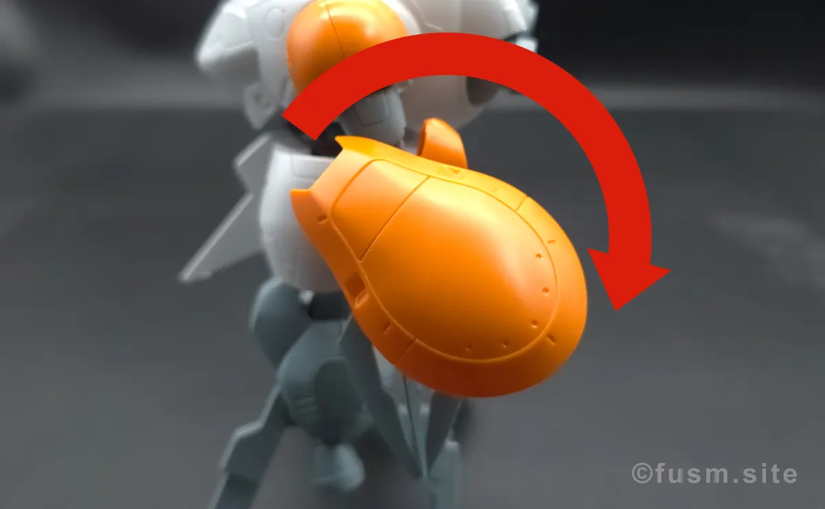 【レビュー】HG モンキーロディ(598機)/モンキークラブロディ 腕部ディテール 3