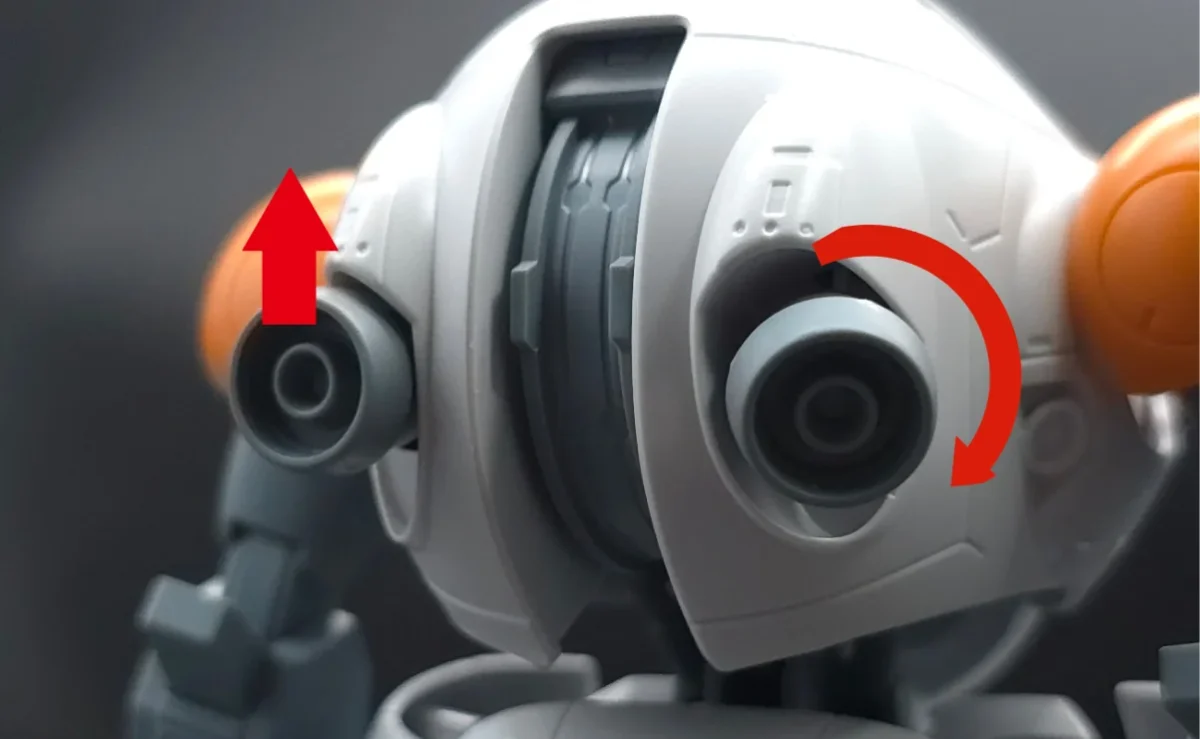 【レビュー】HG モンキーロディ(598機)/モンキークラブロディ 胴体ディテール 可動域