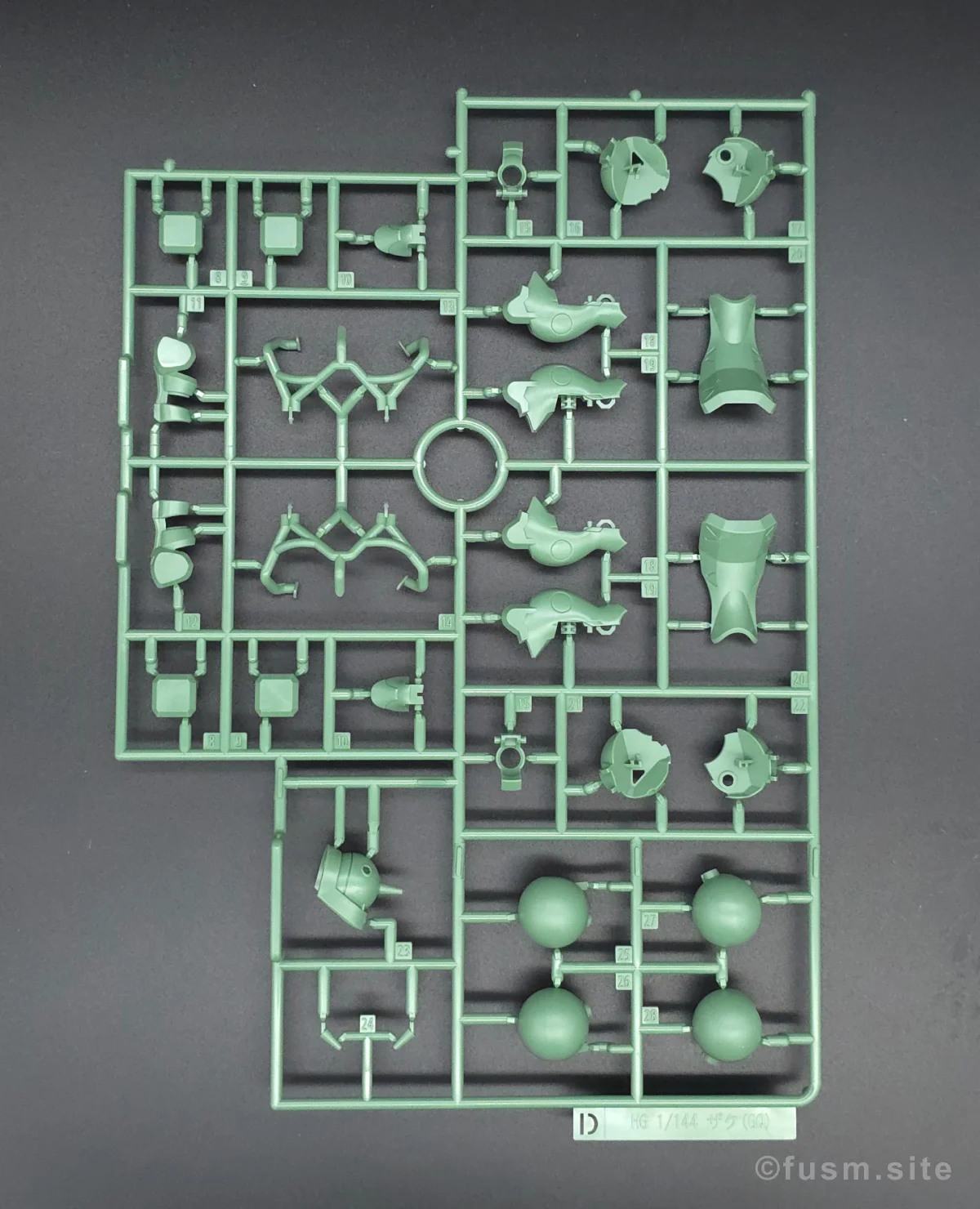 【レビュー】HG ザク(GQ) ランナー 04