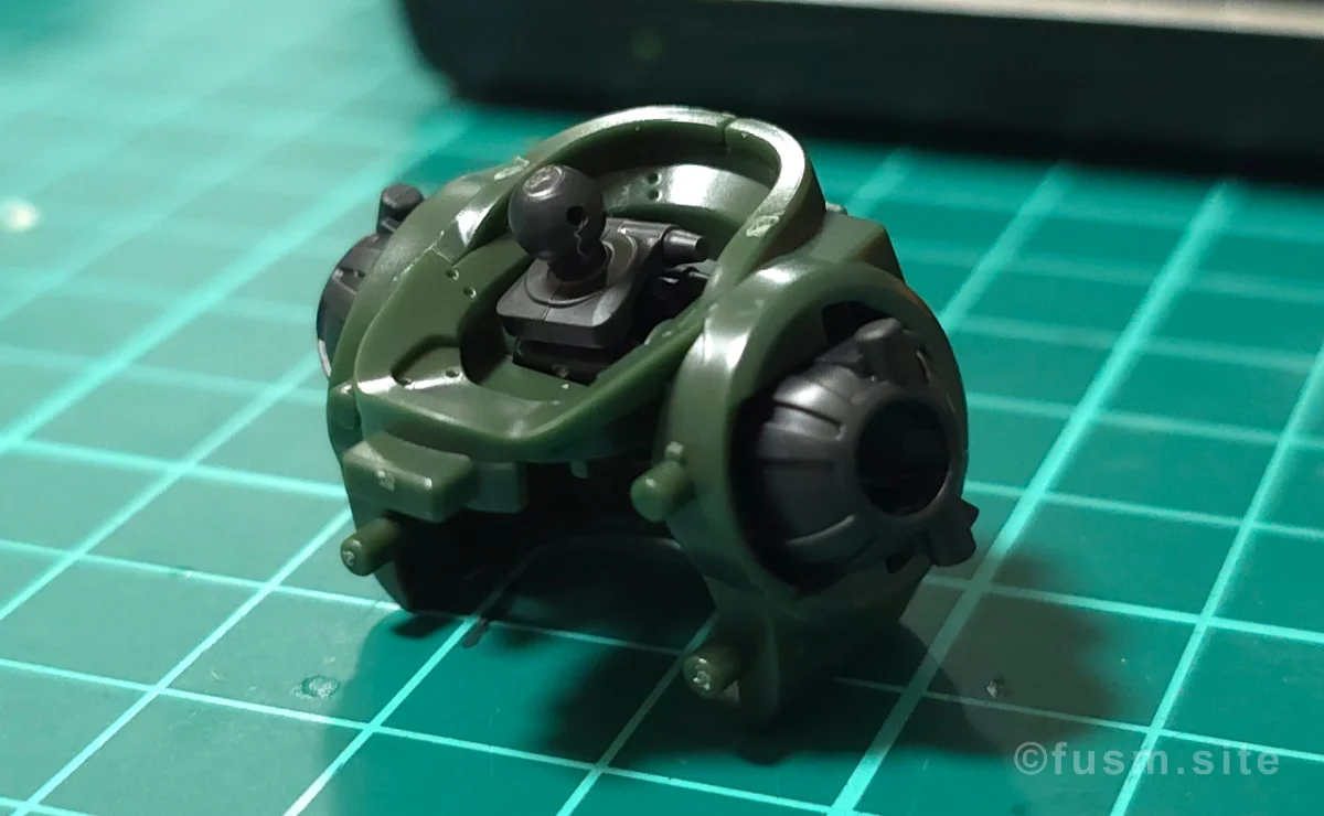 【レビュー】HG ザク(GQ) パーツ・構造・組み立て 03